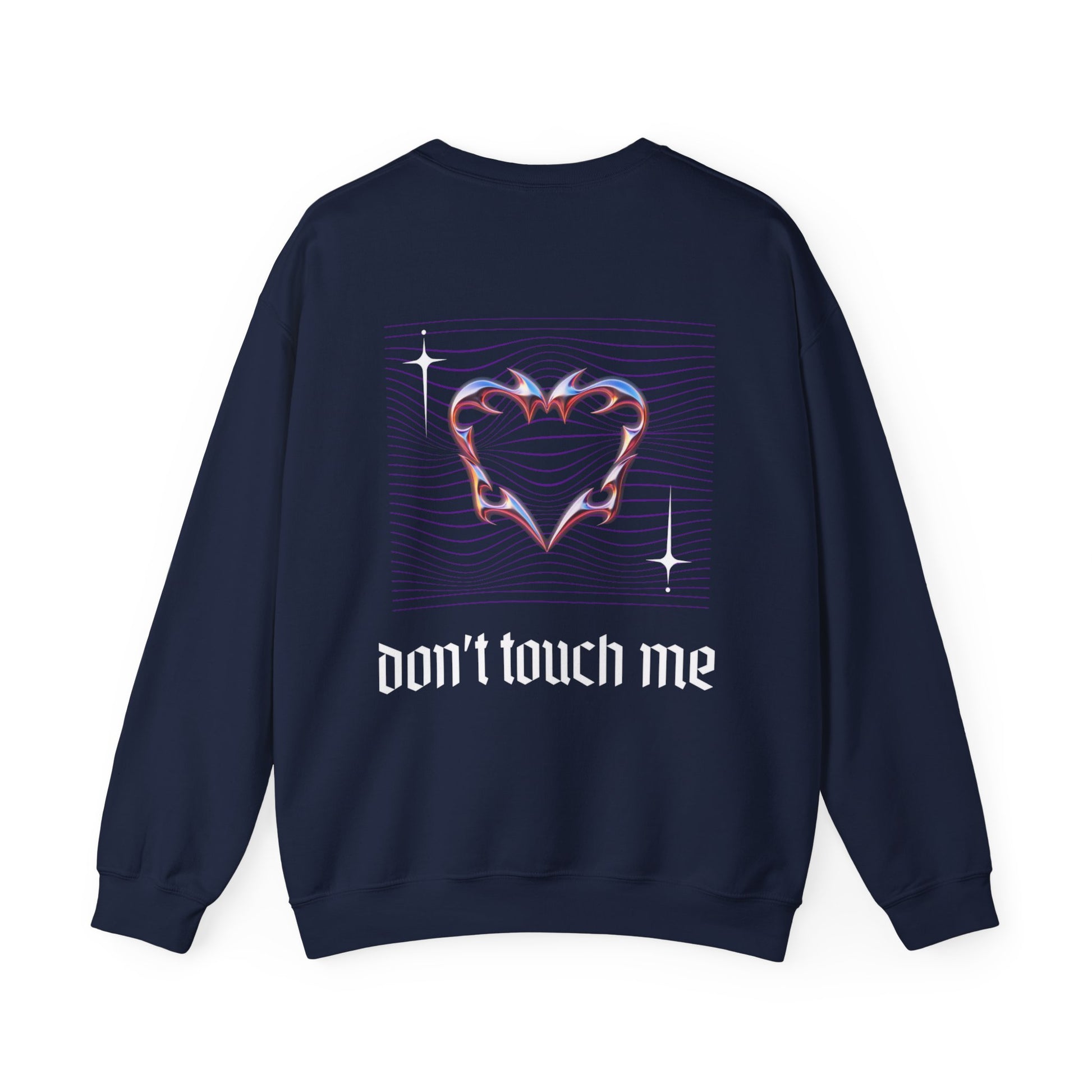 Don't touch me crewneck sweatshirt funny anti valentines day apparel cute break up crewneck sweeatshirt anti valentines day don't touch me crewneck sweatshirt