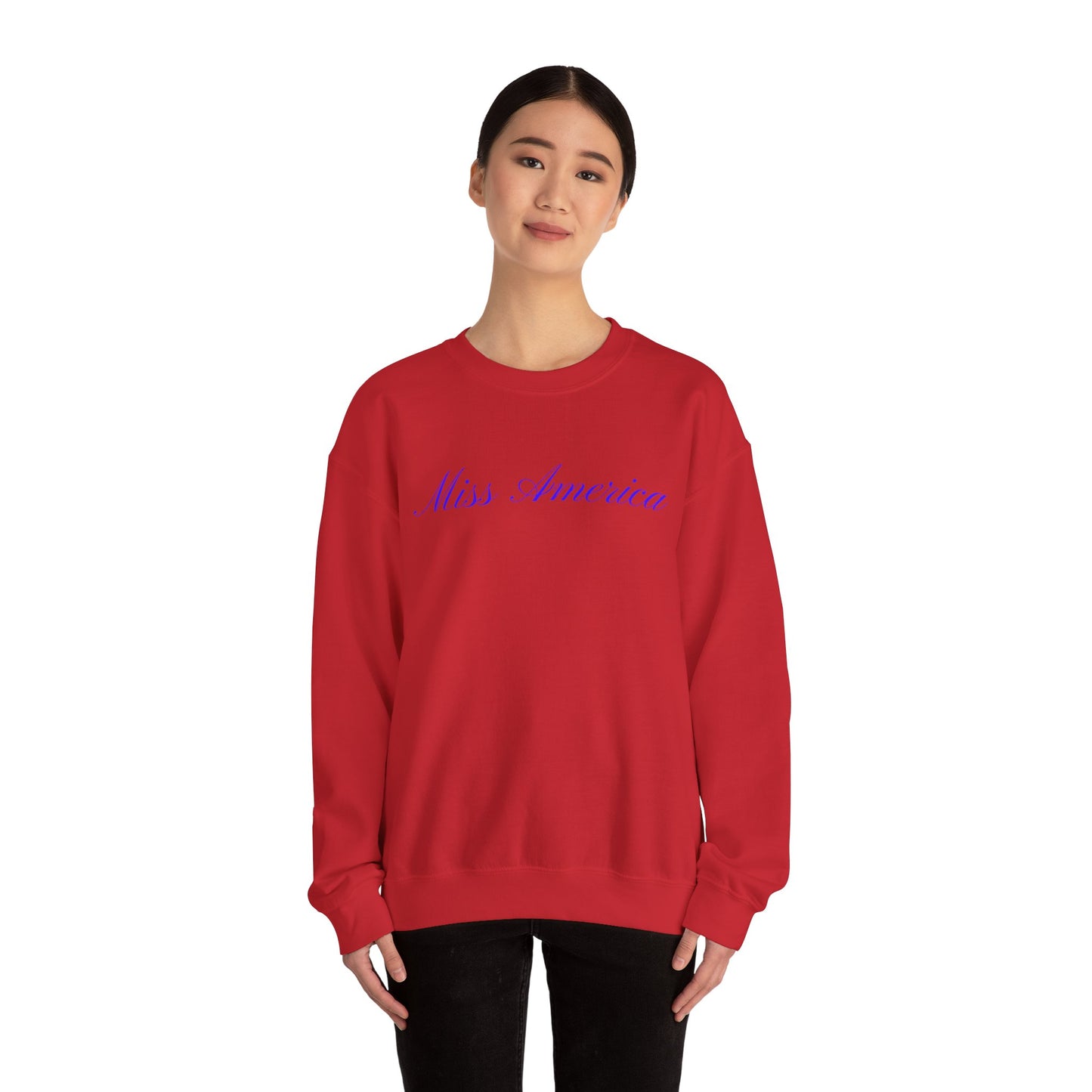 Miss America Crewneck – Cozy, Patriotic & Fireworks-Ready