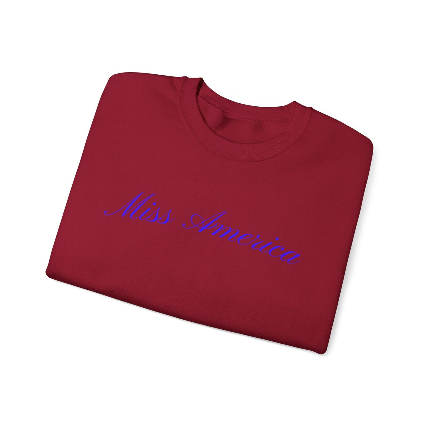 Miss America Crewneck – Cozy, Patriotic & Fireworks-Ready