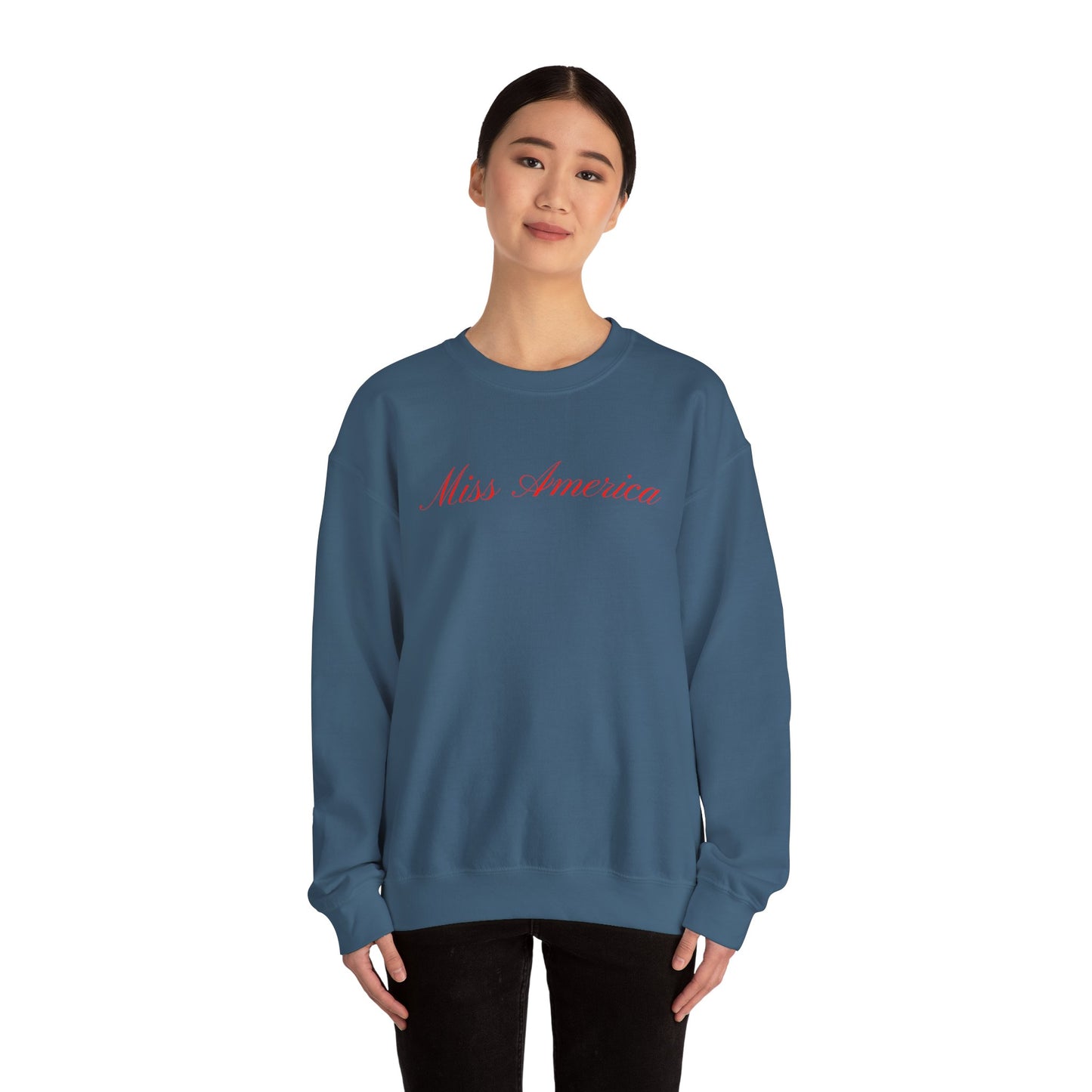 Star-Spangled Crewneck – Red, White & Cozy for 4th of July