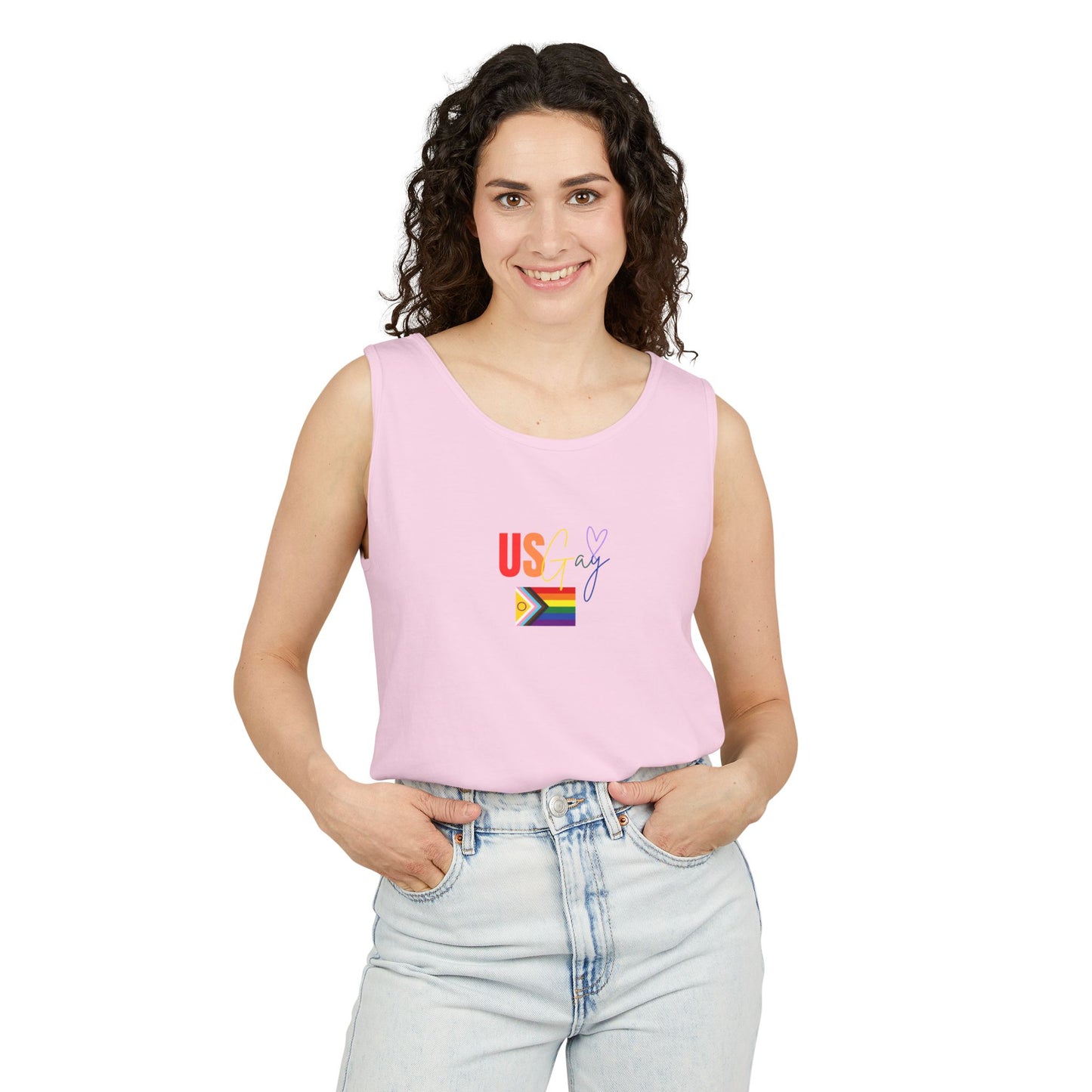 Pride Unity Tank – Unisex Summer Essential, Bold LGBTQ+ Apparel, Casual Beachwear