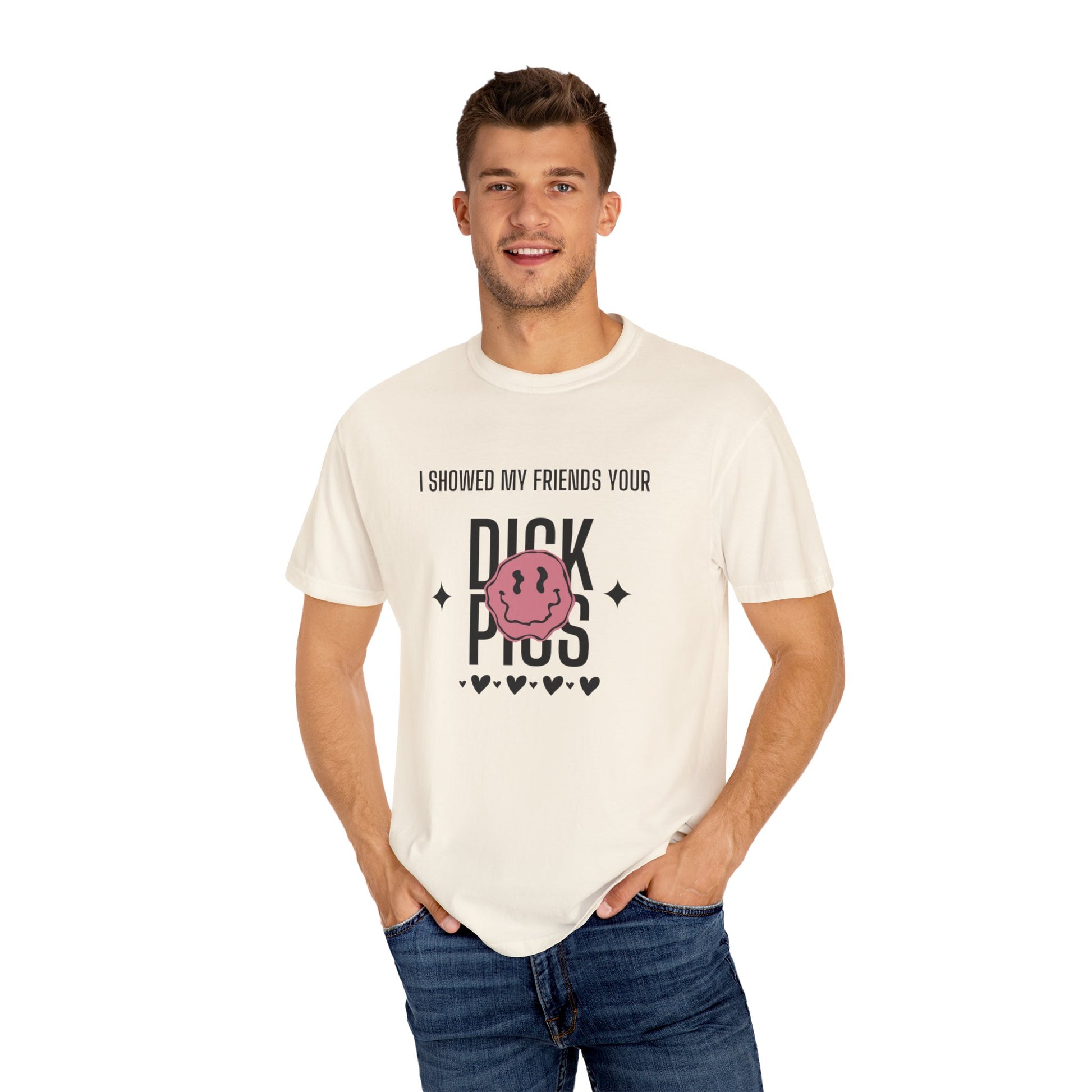 I showed my friends your dick pick t-shirt funny anti-valentines day club tee shirts anti valentines day apparel breakup anti valentines day tees sweatshirts