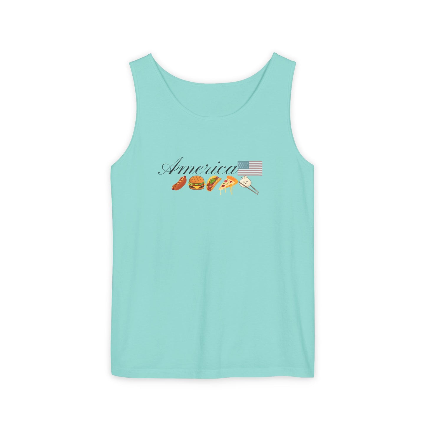 4th of july tank celebrate diversity foodie american