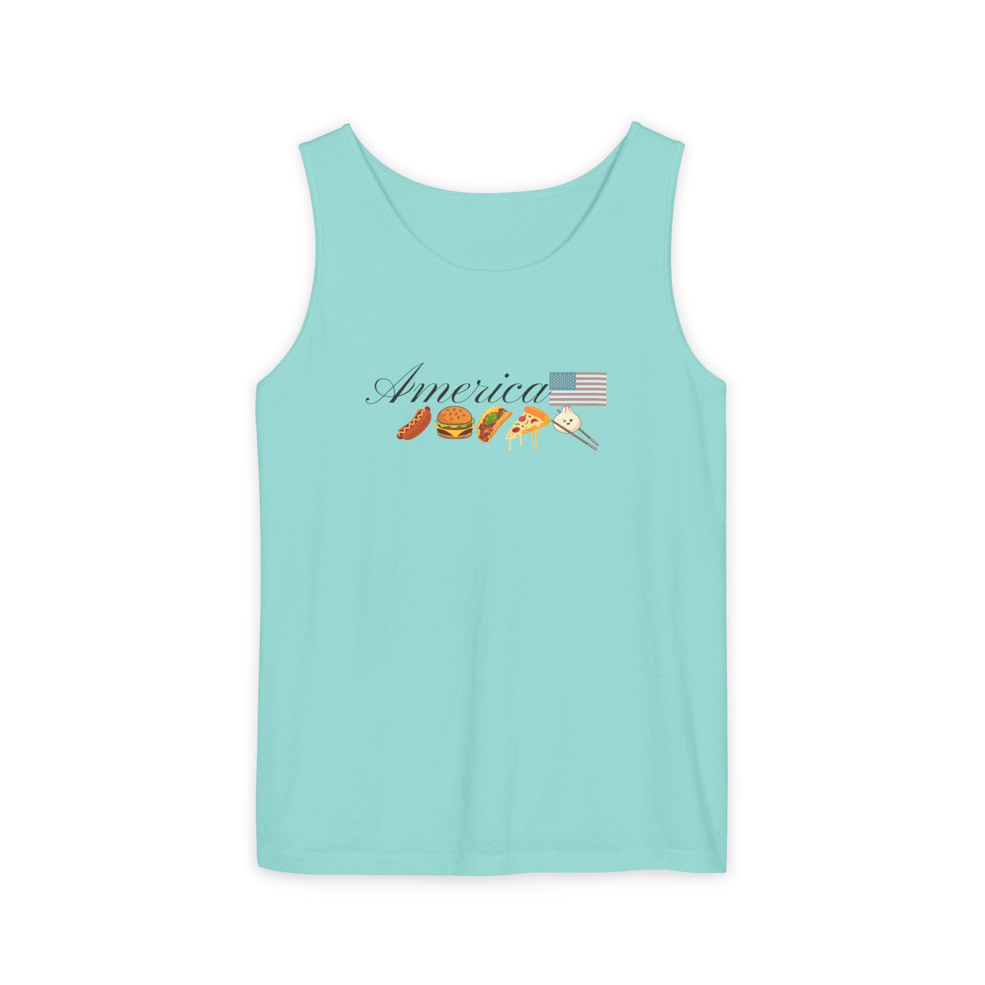 4th of july tank celebrate diversity foodie american