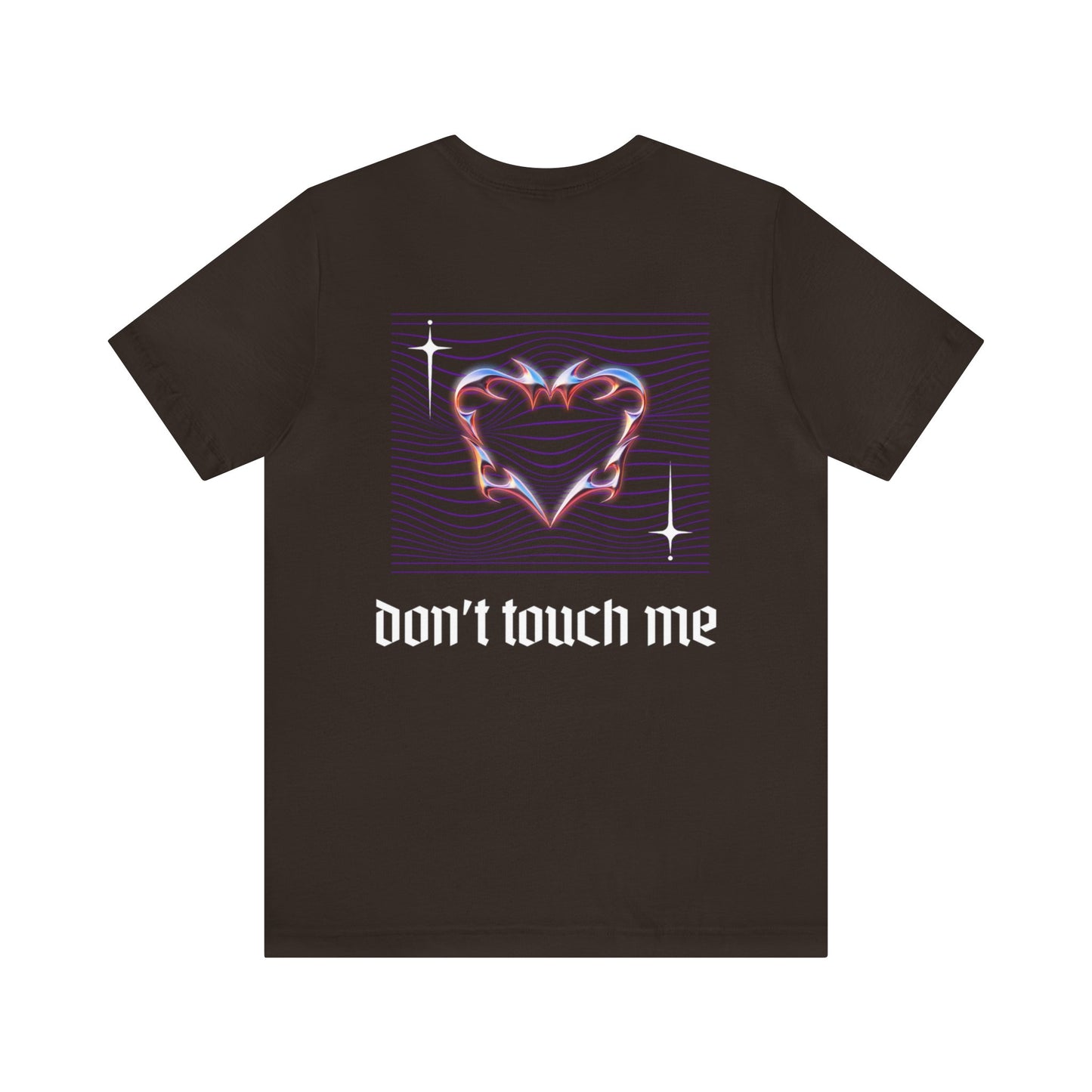 Don't touch me anti valentines day t-shirt anti valentines day club apparel tee shirts barbed wire heart don't touch me shirt funny anti valentines day apparel