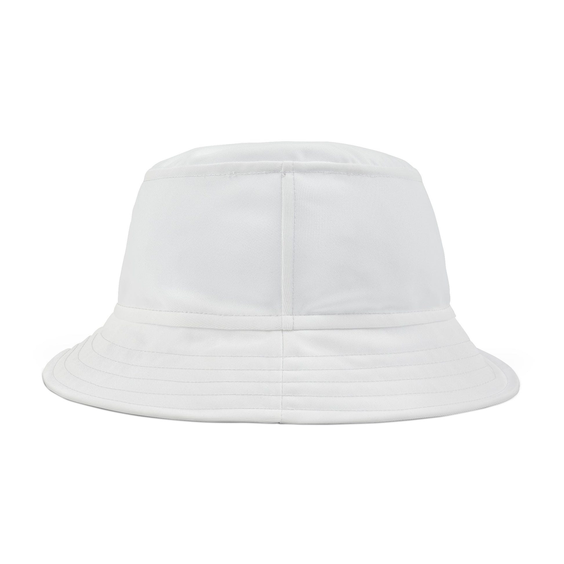 Pride Rainbow White Bucket Hat LGBTQ Pride Rainbow Hat Bucket Cute Pride Lesbian Rainbow Bucket Hat Celebrate Pride LGBTQ Bucket Hat Rainbow back 