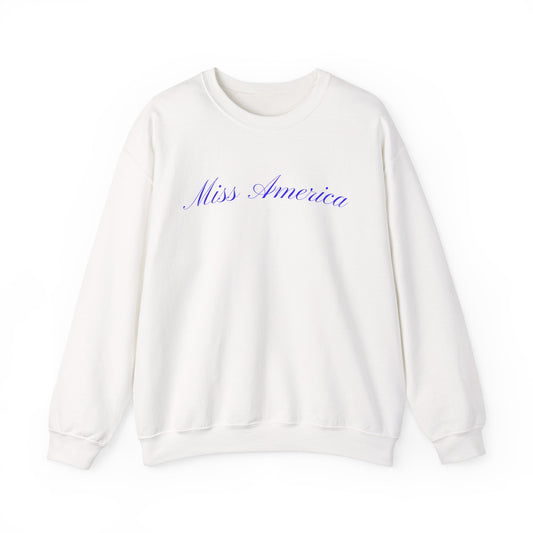 Miss America Crewneck – Cozy, Patriotic & Fireworks-Ready