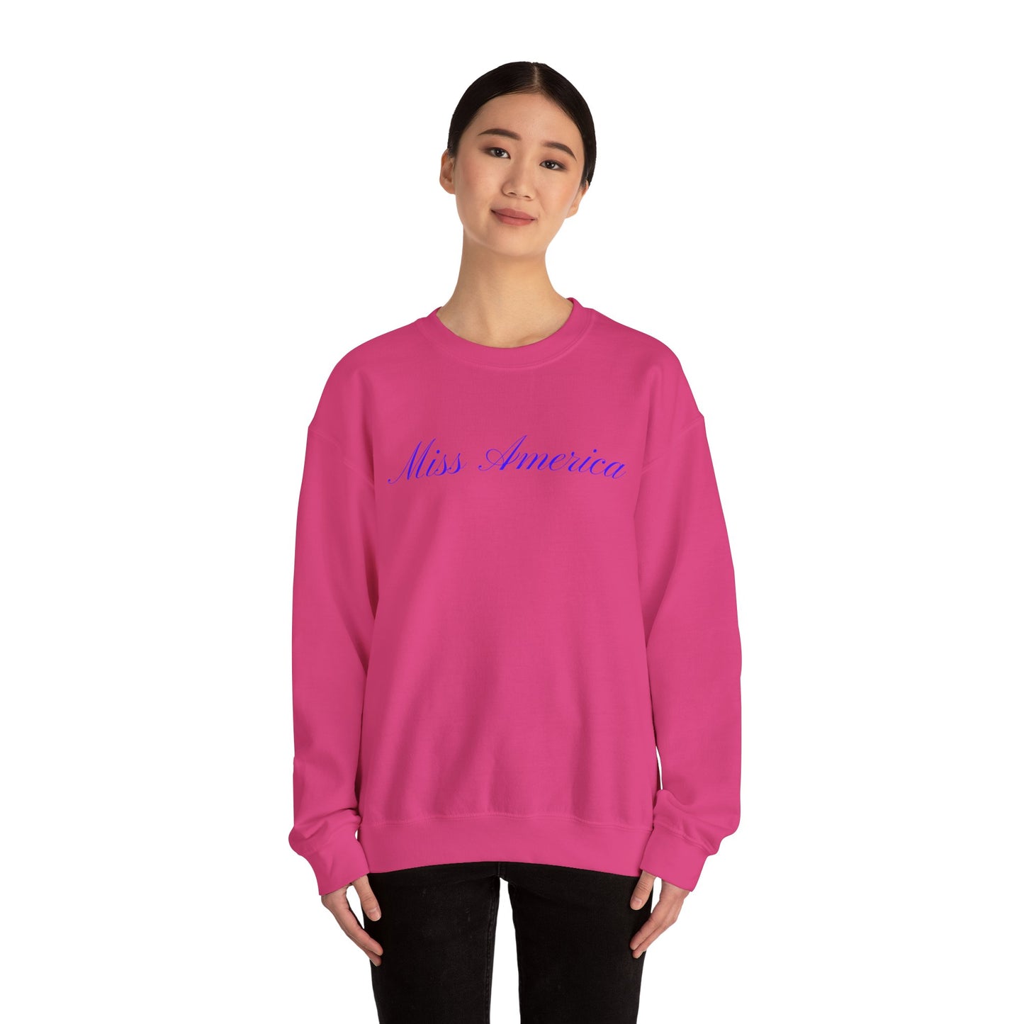 Miss America Crewneck – Cozy, Patriotic & Fireworks-Ready