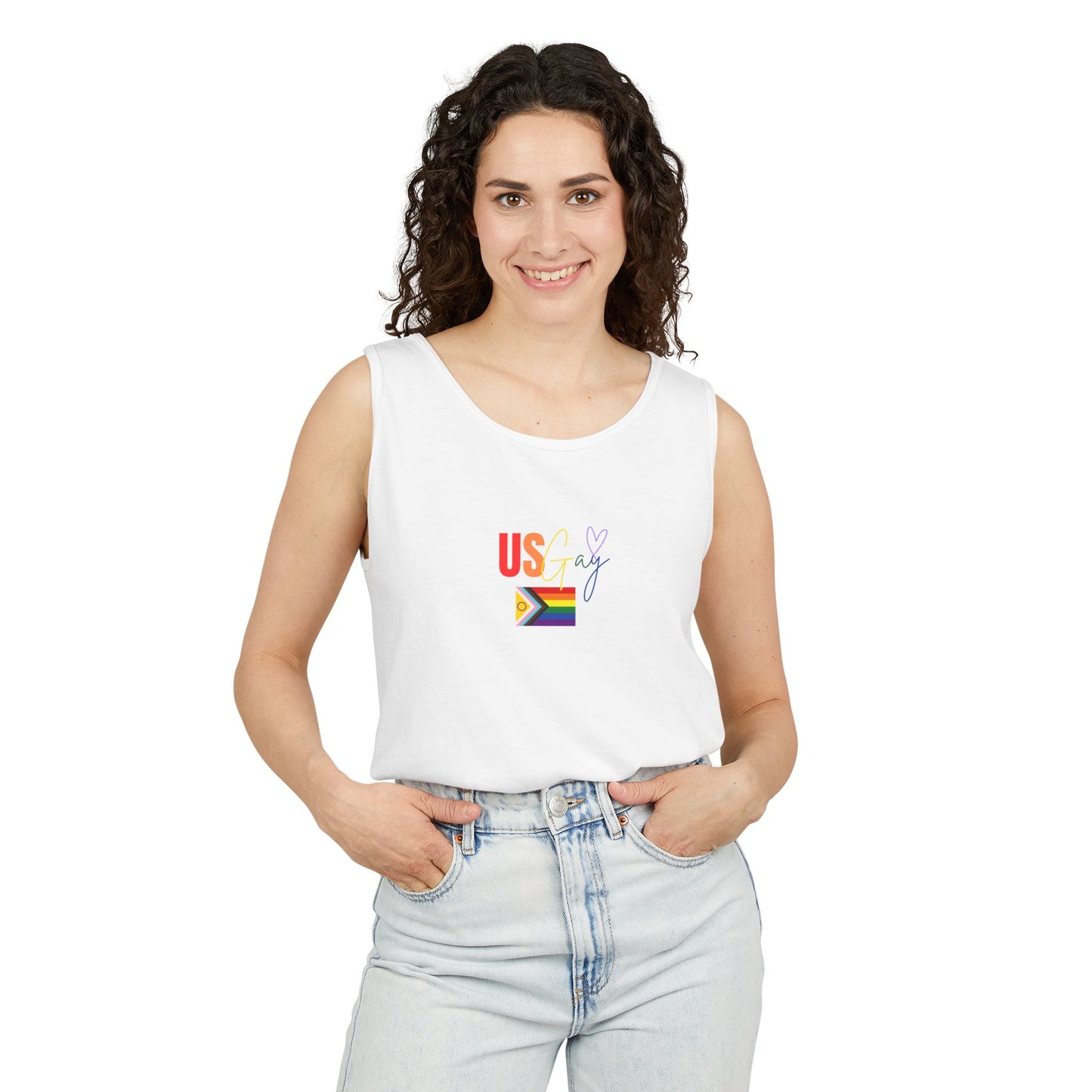 Pride Unity Tank – Unisex Summer Essential, Bold LGBTQ+ Apparel, Casual Beachwear