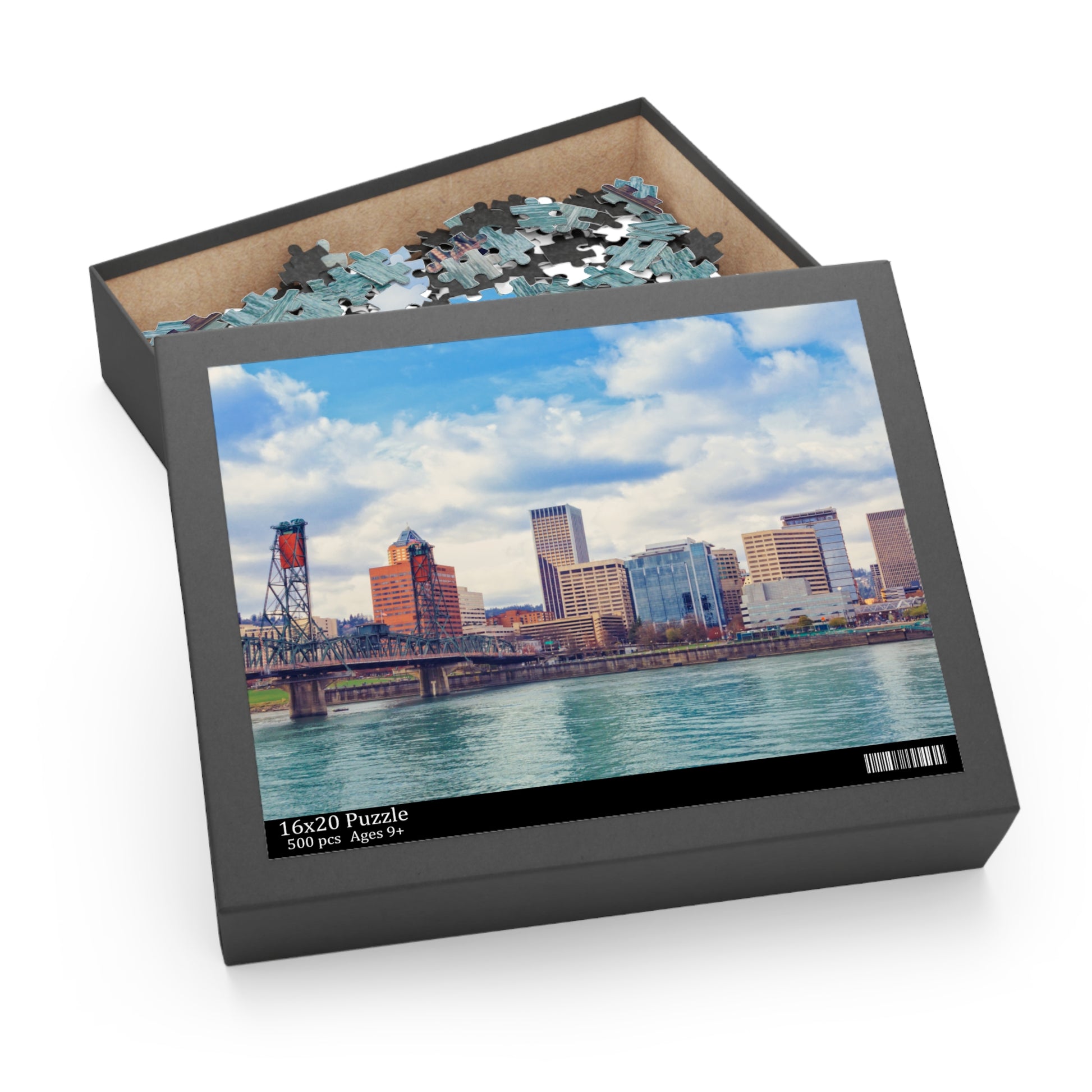 Portland Oregon Puzzles Christmas Gift Oregon Downtown Portland Willamette River Puzzle Christmas Gift Home Portland Oregon Gifts PNW