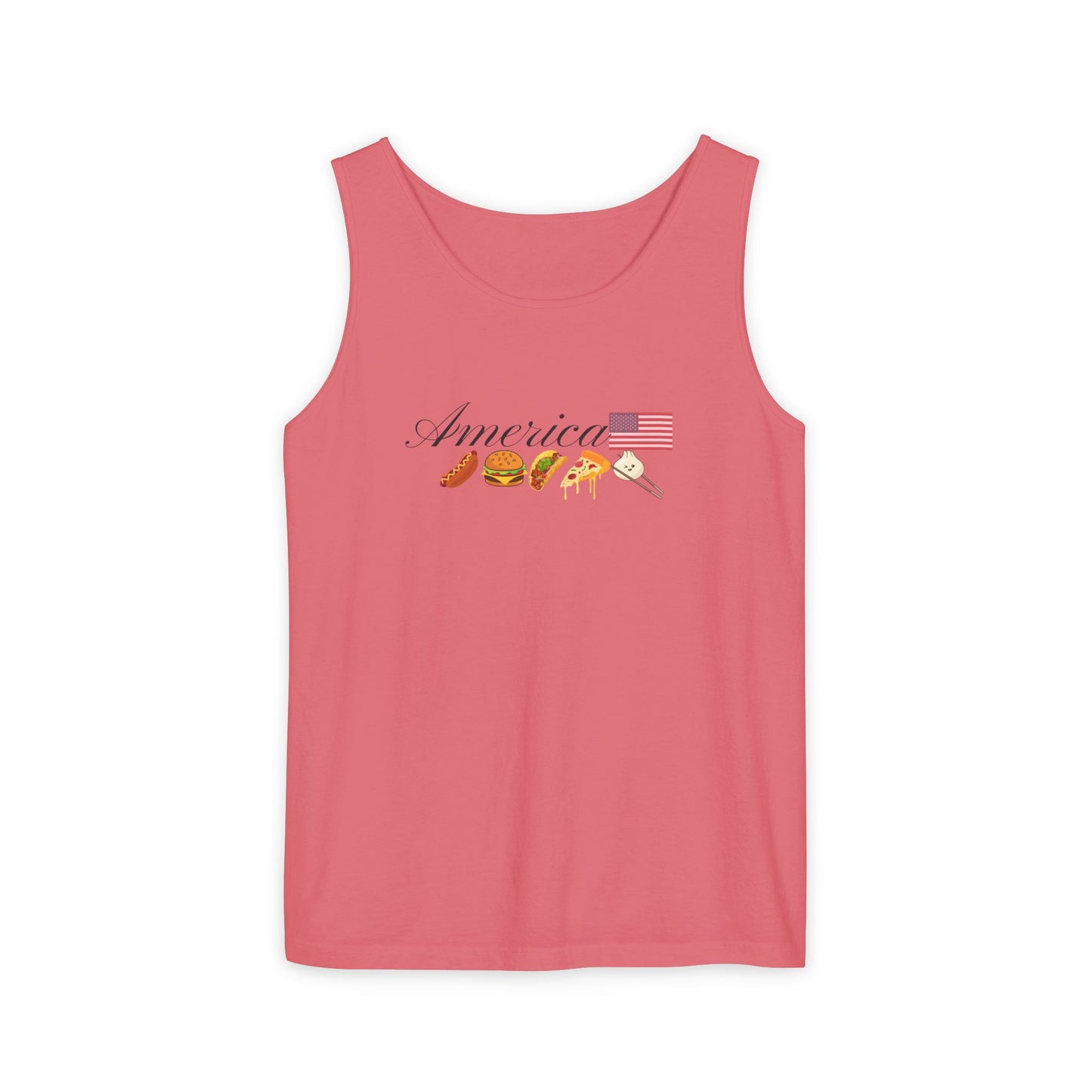 America fourth of july pink tank celebrate diversity 
