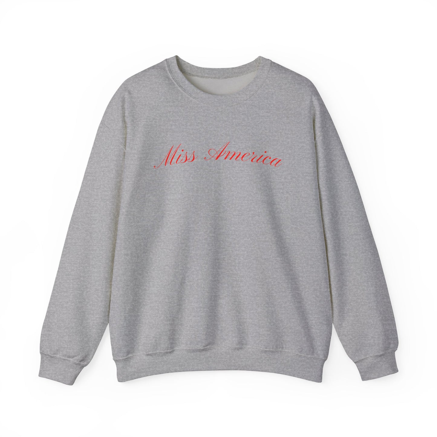Fourth of July Crewneck Red Miss America Celebrate USA
