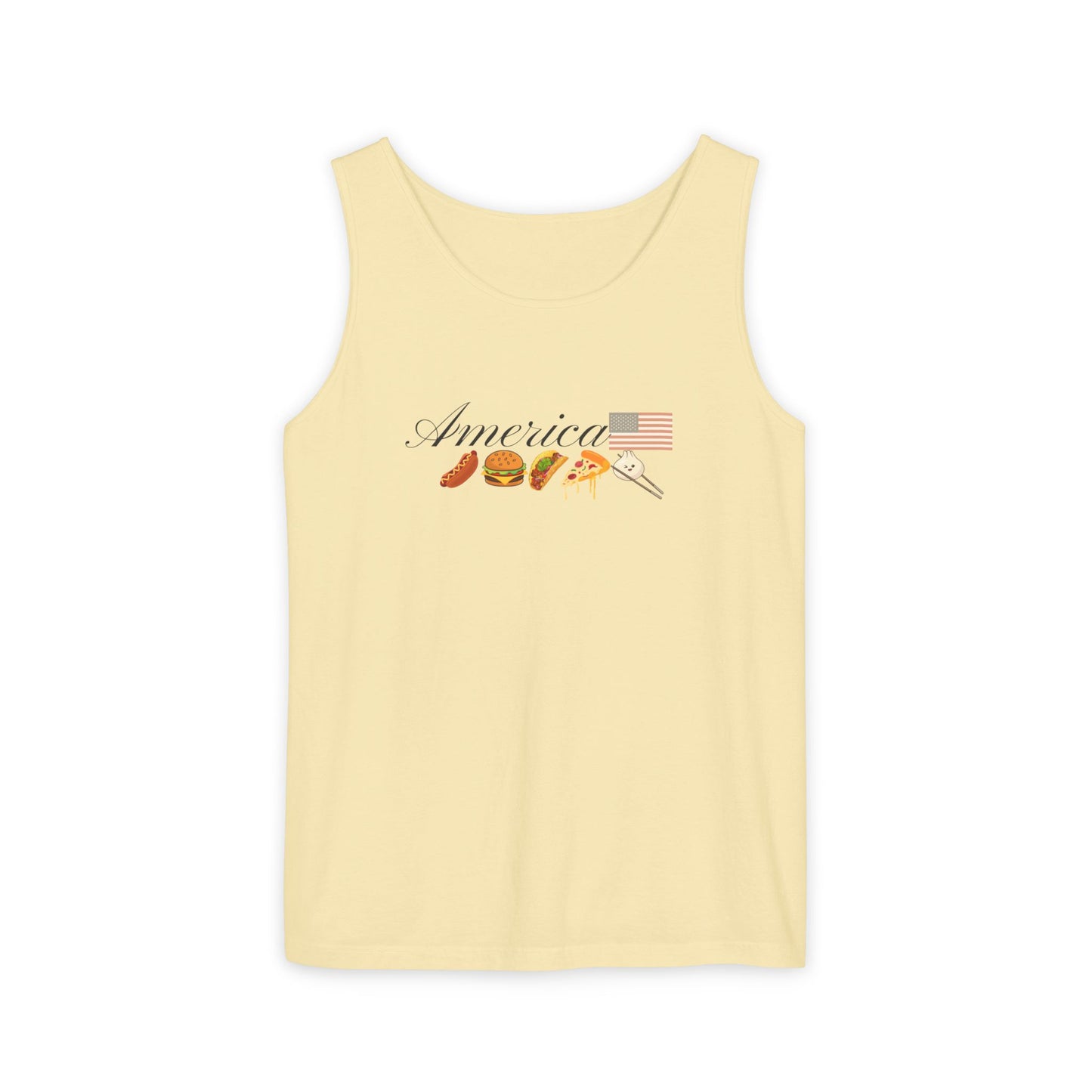 4th of July Foodie Tank Celebrate All americans tank unisex