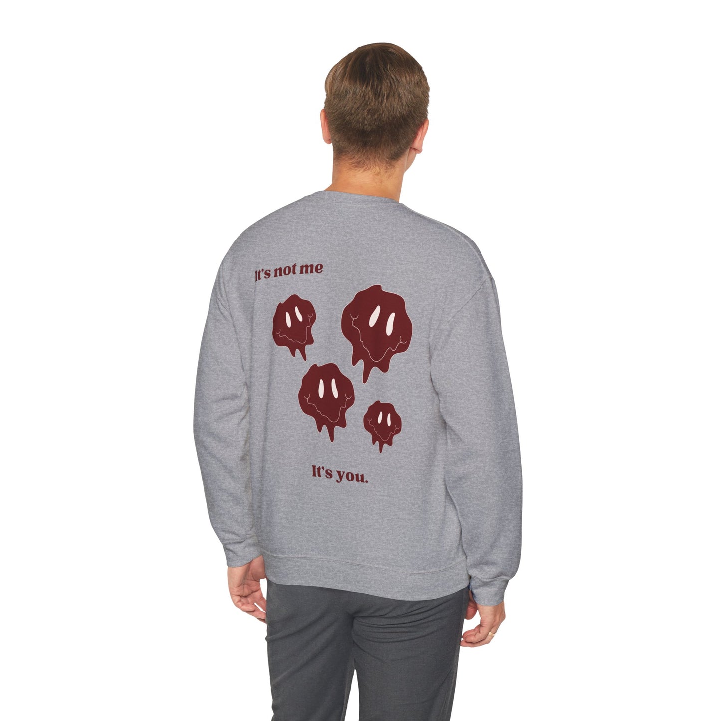 It's not me it's you crewneck sweatshirt anti valentines day club crewneck sweatshirt break up sweatshirt crewneck anti valentines day breakup apparel funny valentines