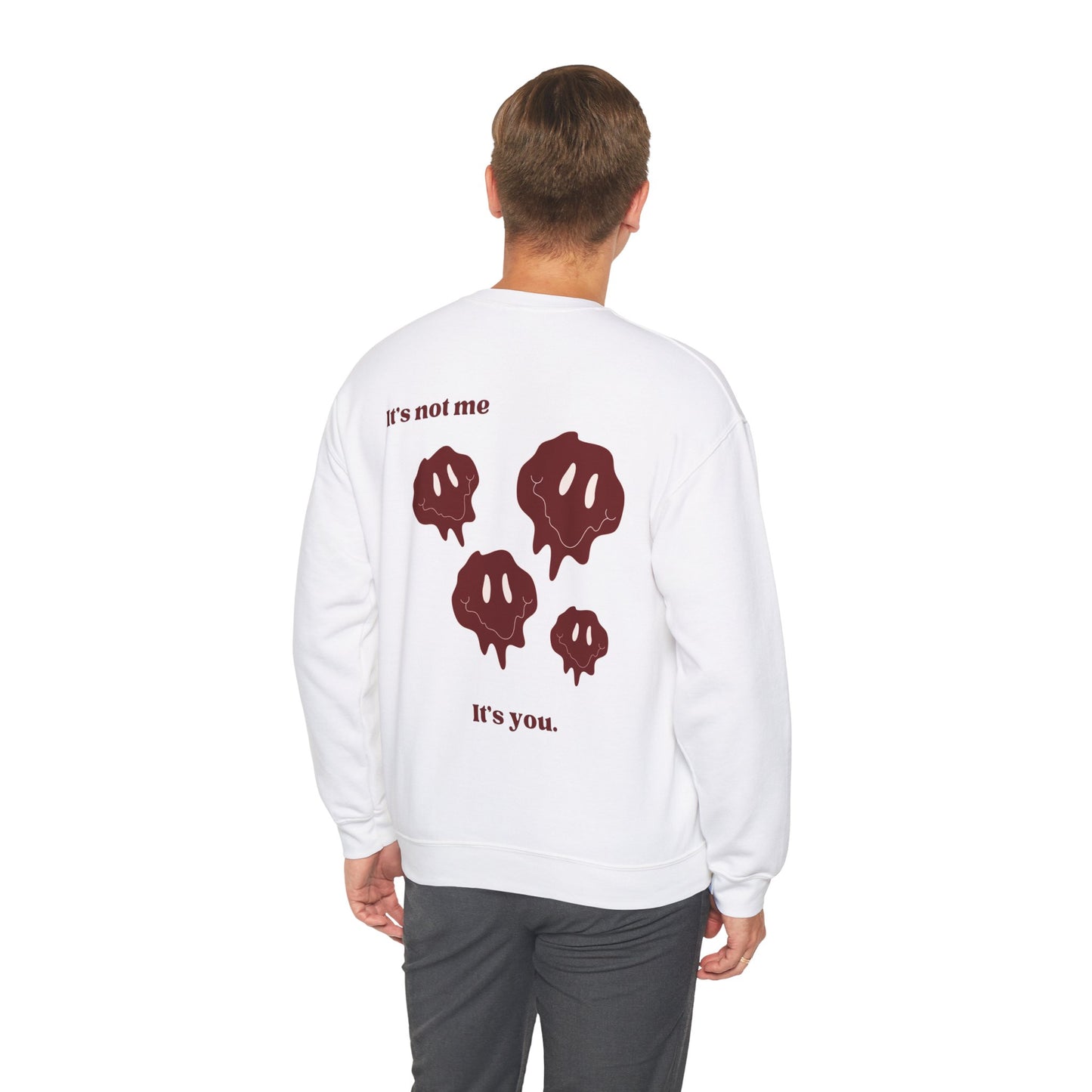 It's not me it's you crewneck sweatshirt anti valentines day club crewneck sweatshirt break up sweatshirt crewneck anti valentines day breakup apparel funny valentines