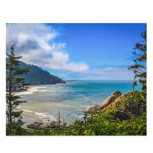 Oregon Coast Gifts and Puzzles Sunny day Oregon coast Puzzle Oregon Coast Puzzle Pacific Northwest Gifts and Puzzles Christmas Oregon Xmas