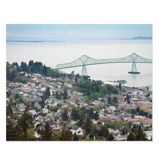 Astoria Oregon Bridge Puzzle (120, 252, 500-Piece), Astoria Bridge PNW Puzzle, Oregon Coast Gifts, Pacific Northwest Beach Puzzles Gift