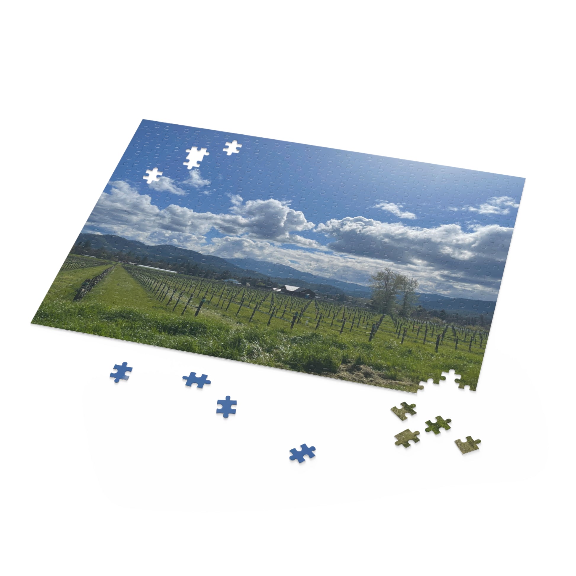 Applegate Valley wine Puzzle 120, 252, 500-Piece, Oregon Wine Country Puzzle, Southern Oregon Wine AVA Puzzle, Applegate Valley Puzzle
