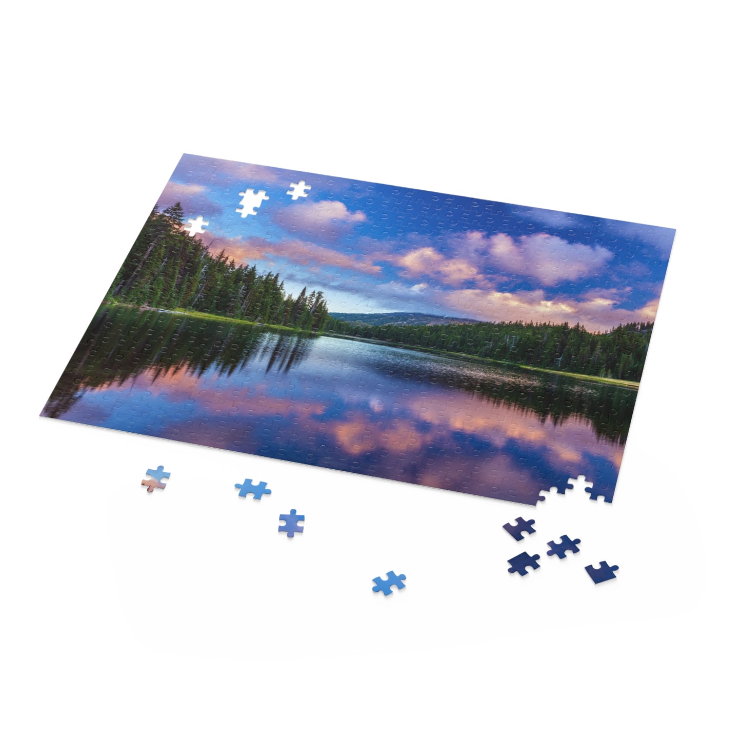 PNW Alpine Lake Puzzle (120, 252, 500-Piece), Cascade lakes oregon puzzle, PNW Puzzles and Gifts, Pacific Northwest Puzzles, Mountain Lake