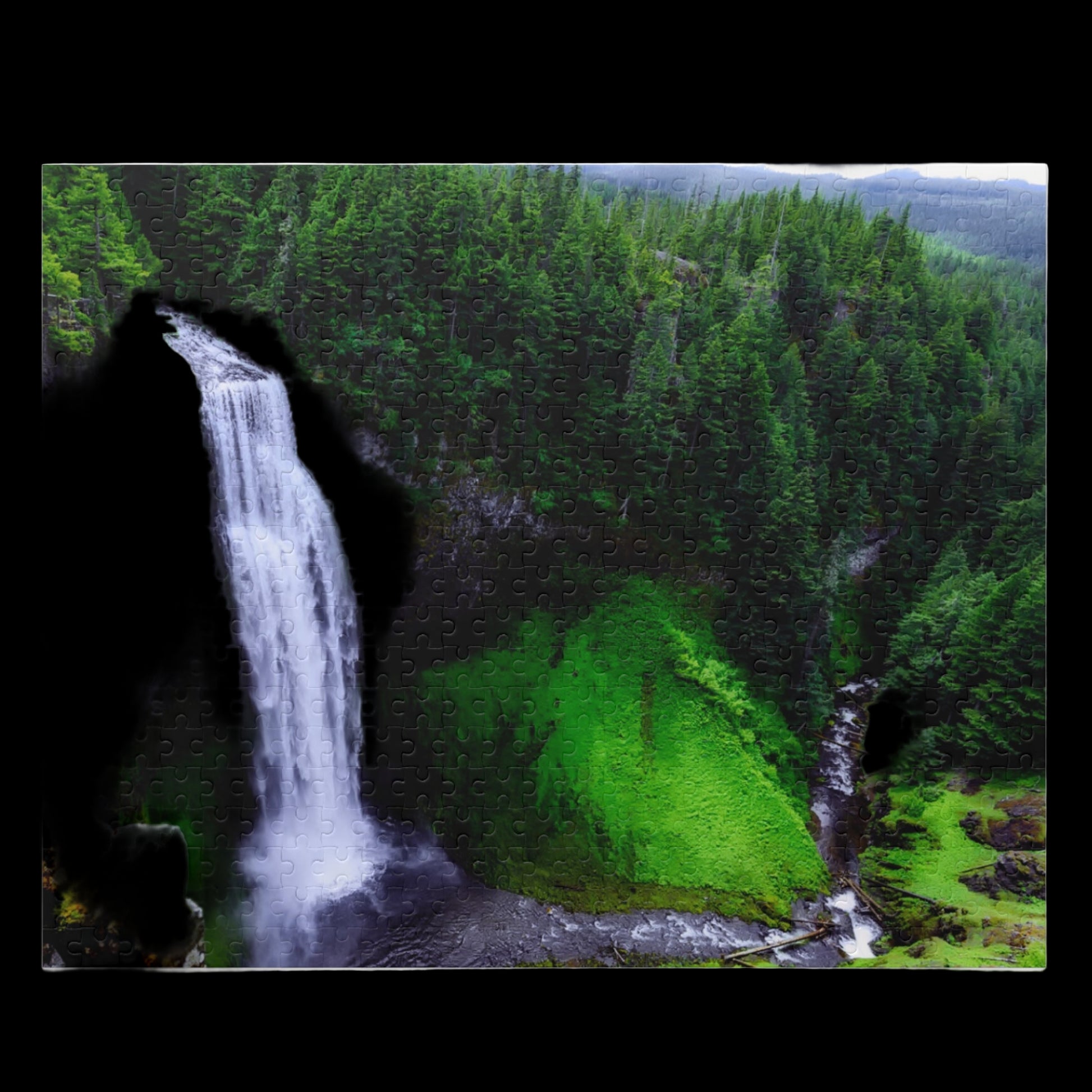 A vibrant Pacific Northwest puzzle featuring stunning landscapes, misty mountains, lush forests, and rugged coastlines. Each piece captures the beauty and adventure of the PNW, perfect for nature lovers and puzzle enthusiasts.