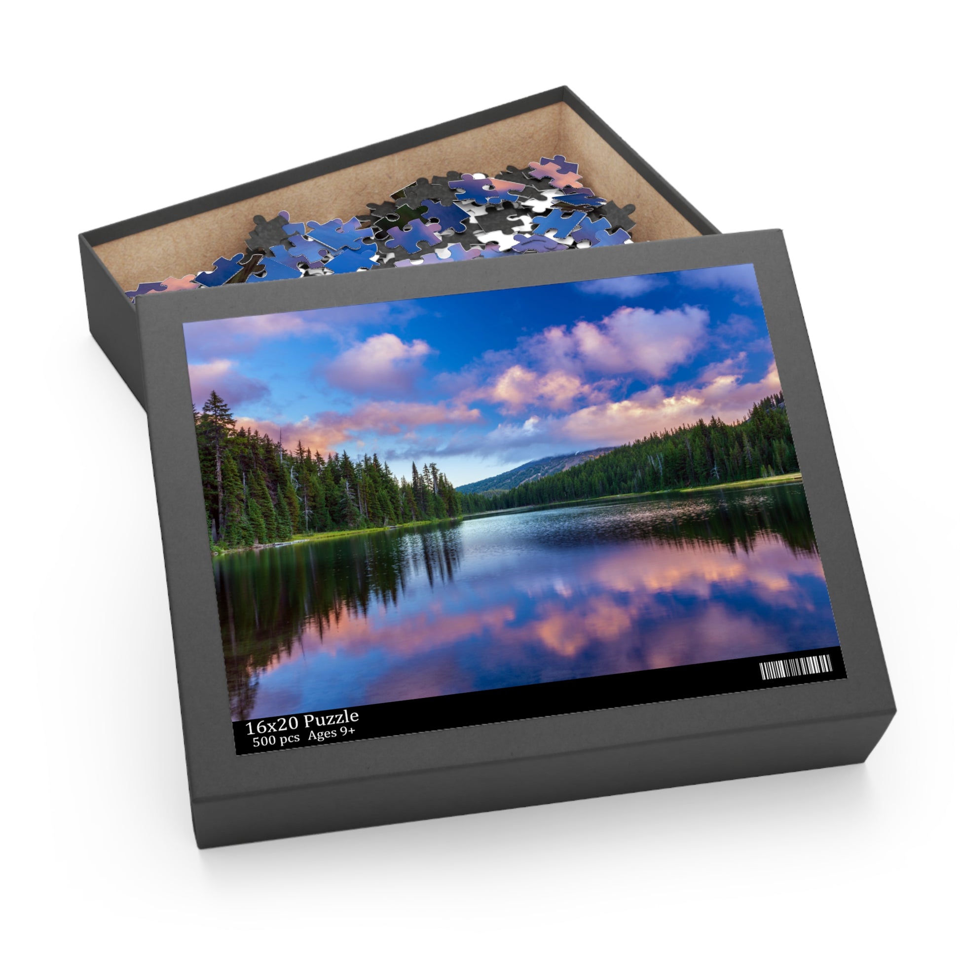 PNW Alpine Lake Puzzle (120, 252, 500-Piece), Cascade lakes oregon puzzle, PNW Puzzles and Gifts, Pacific Northwest Puzzles, Mountain Lake