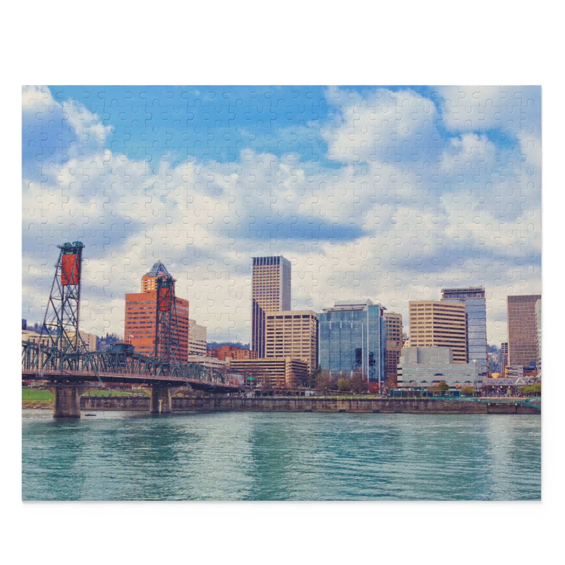 Portland Oregon Puzzles Christmas Gift Oregon Downtown Portland Willamette River Puzzle Christmas Gift Home Portland Oregon Gifts PNW