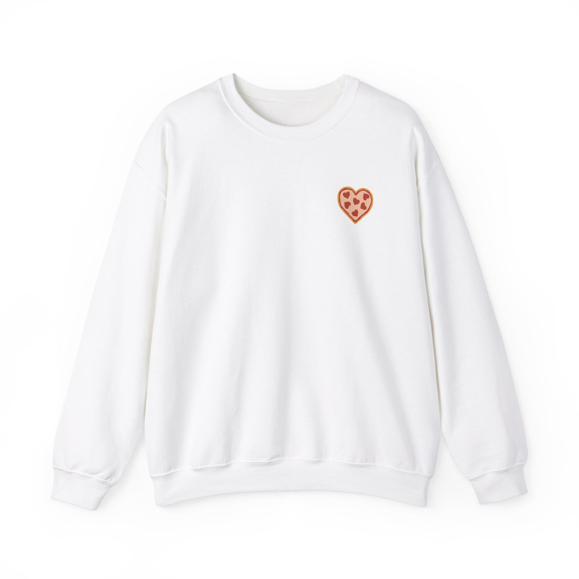 Pizza is my valentine crewneck sweatshirt cute pizza v-day valentines day sweatshirt crewneck anti-valentines day pizza is my valentine day crewneck sweatshirt
