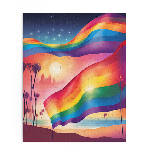 SD Pride Puzzles Rainbow Beach LGBTQ Home Decor California