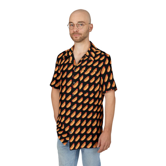 Hot Dog Hawaiian Shirt Summer BBQ