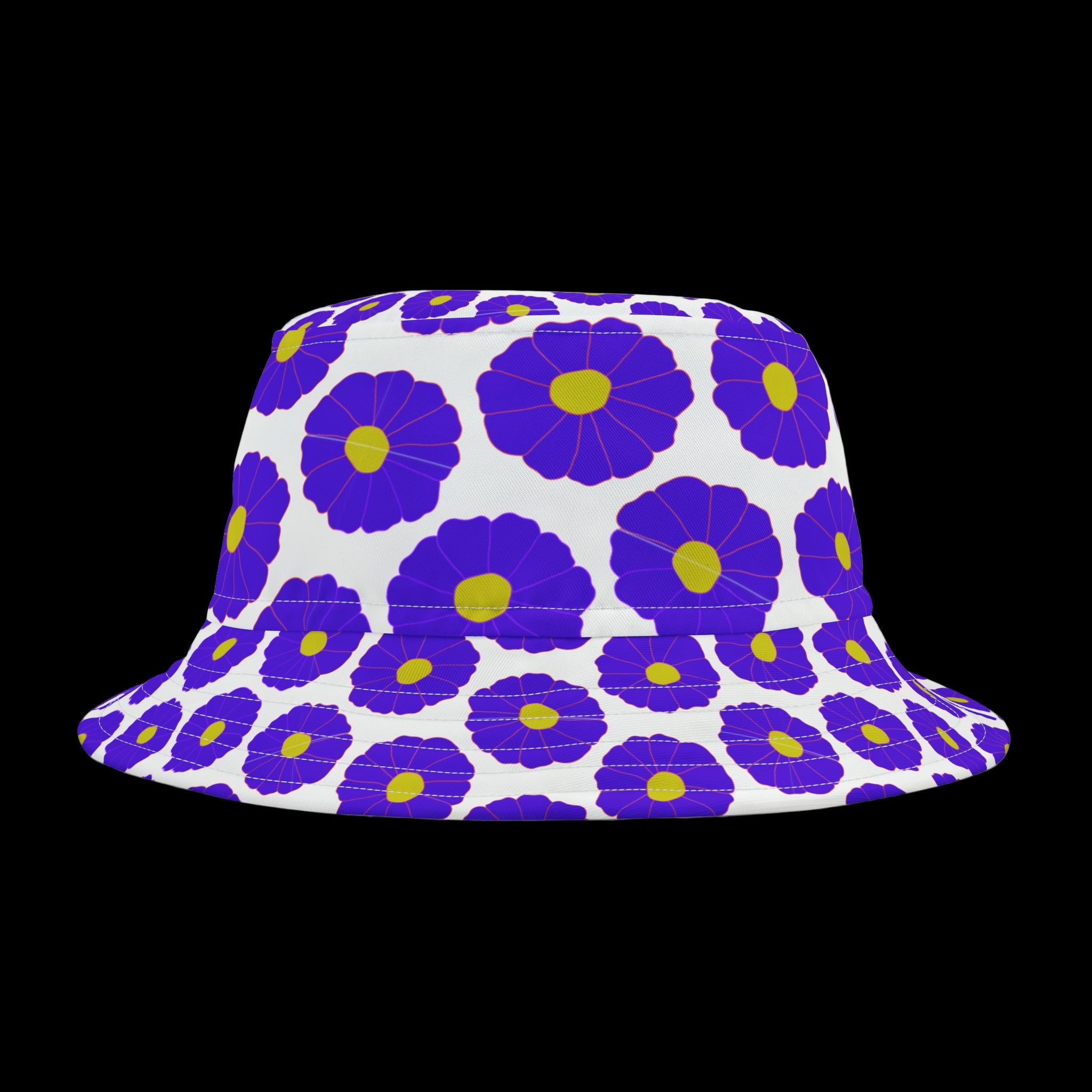 University of Washington Bucket Hat Floral Retro Style College Football Gameday Style Retro Floral Aesthetic Washington Football Hat Bucket Retro Floral Gameday Style