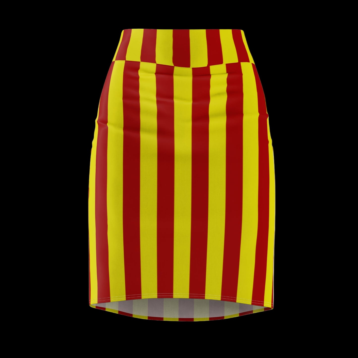 Crimson and gold striped skirt styled for USC gameday girls—retro-inspired, flowy, and perfect for tailgates or campus strolls