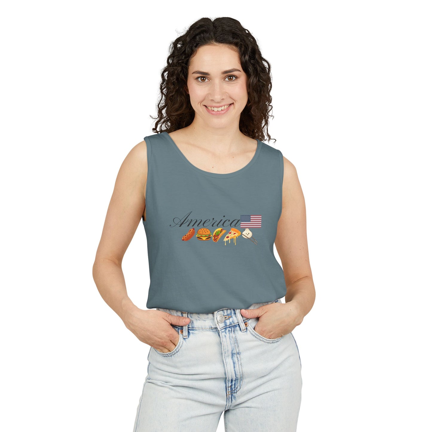 Diversity makes america great fun foodie fourth of july tank 