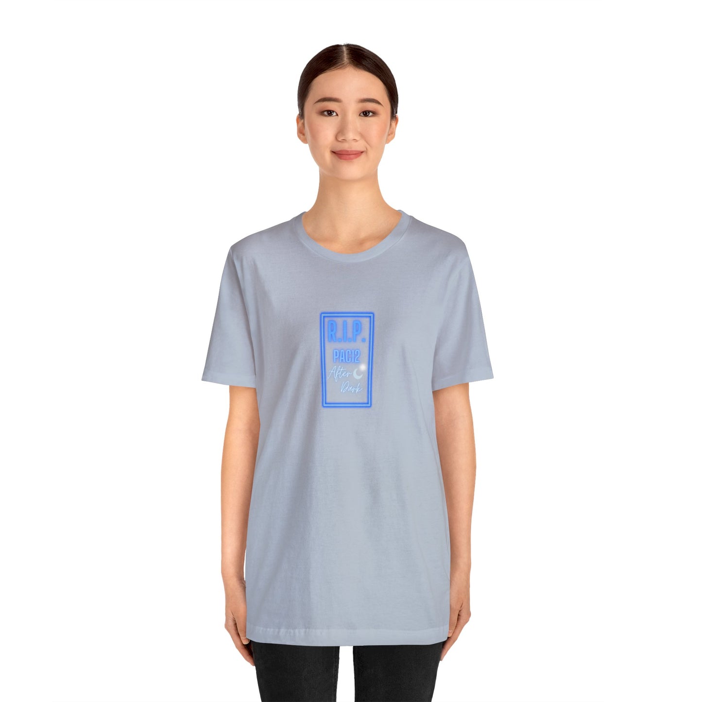 OG Pac-12 Legacy T-Shirt in light blue, celebrating West Coast athletics and the legacy of the Conference of Champions.