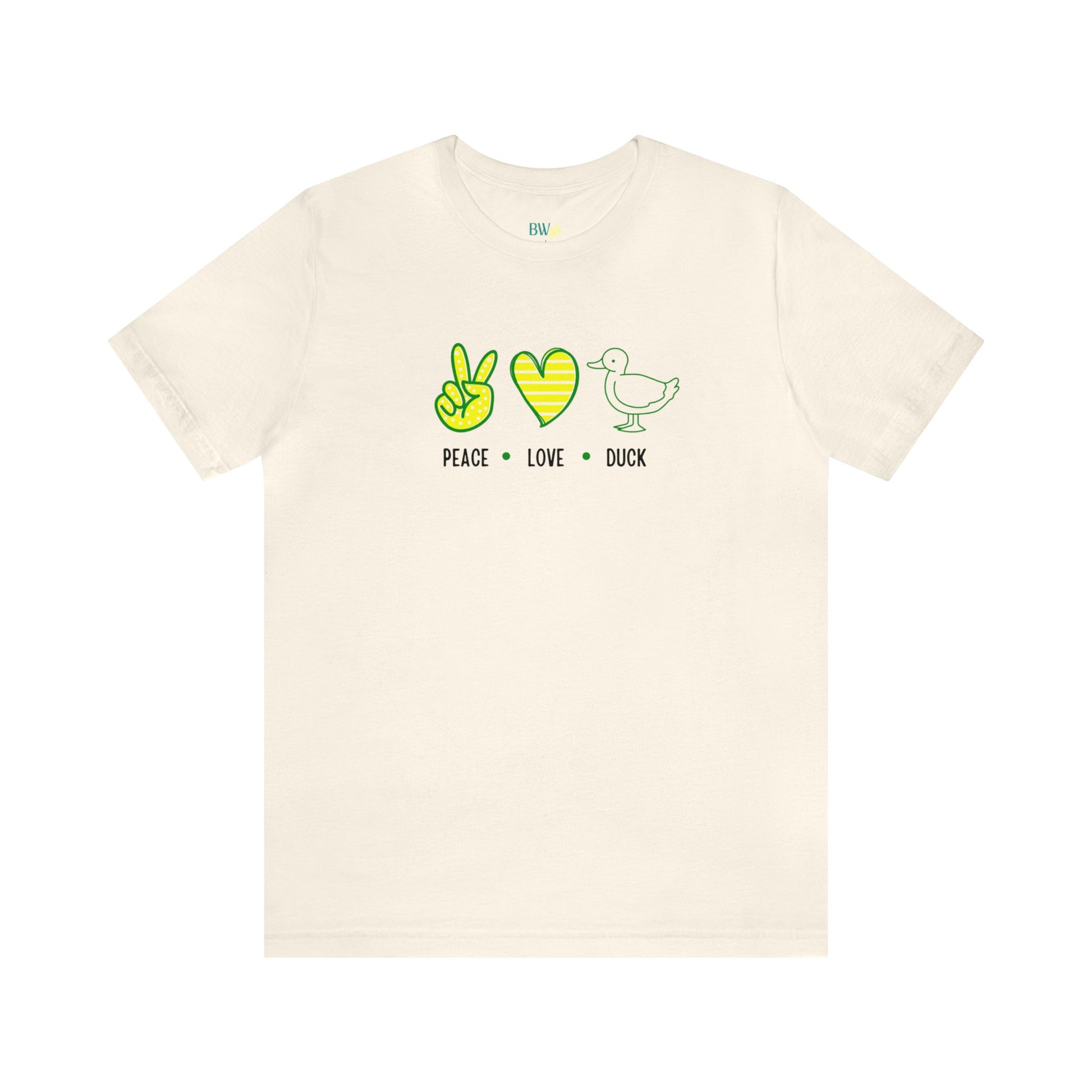 Peace Love Duck T-Shirt paired with jeans for an everyday outfit, proving game-day fashion extends beyond the stadium.