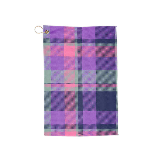A bold fusion of purple and pink plaid in a vintage-inspired pattern. Fun, vibrant, and packed with personality for stylish players.