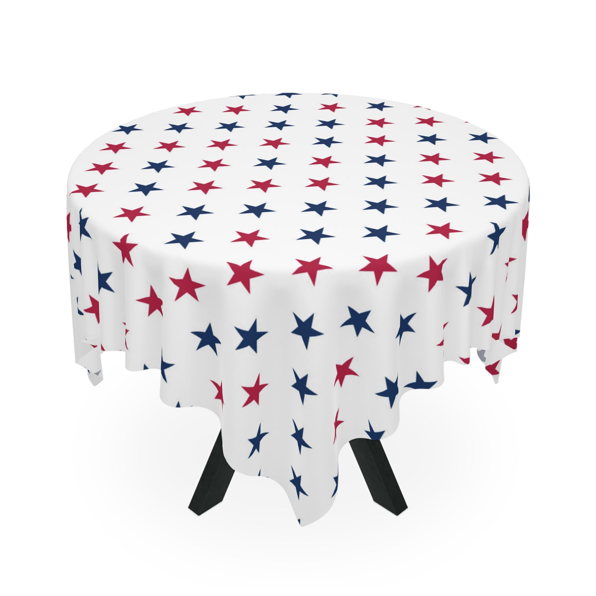 red white and blue stars celebrate fourth of july tablecloth home decor america