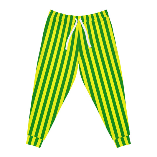 Yellow & Green Gameday Joggers featuring a sporty, athletic fit in classic fan colors—perfect for tailgates and casual game-day style.